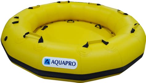 Download Yellow Inflatable Raft Aquapro | Wallpapers.com