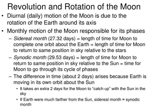 PPT - Revolution and Rotation of the Moon PowerPoint Presentation, free ...