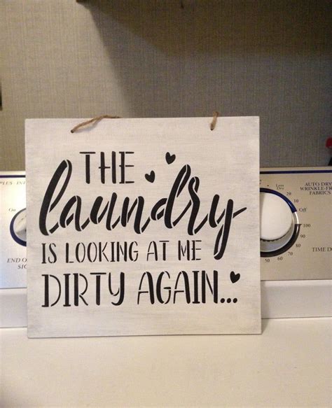 Laundry room sign funny rustic laundry room sign laundry etsy – Artofit