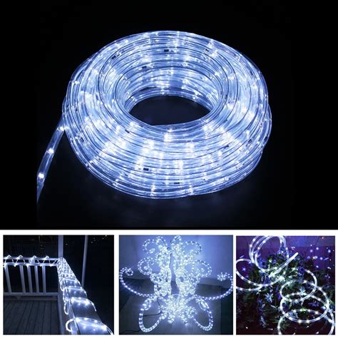 40 Ft Indoor/Outdoor Landscape Lighting Rope Lights with Remote Dancing String Party LED Fairy ...