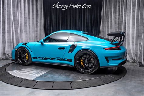 2019 Porsche 911 GT3 RS Coupe - Miami Blue! Only 2800 Miles! LOADED! - Chicago Motor Cars Inc ...