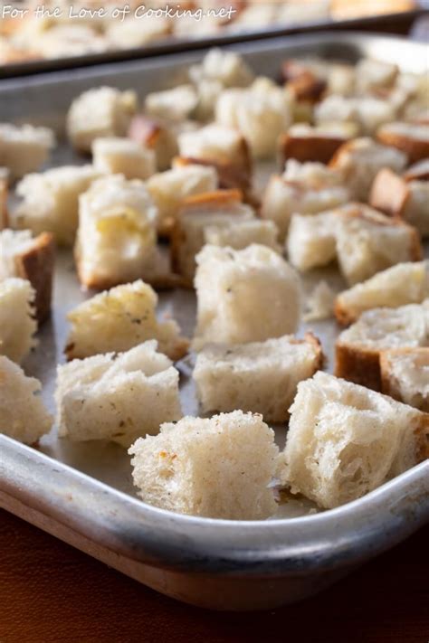 Homemade Bread Cubes for Stuffing | For the Love of Cooking