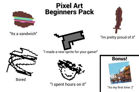 Pixel Art Starter Pack : r/starterpacks