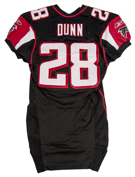 Lot Detail - 2003 Warrick Dunn Game Used Atlanta Falcons Home Jersey