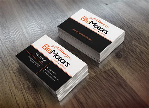 Car Dealer Business Cards | Creative Business Card Templates ~ Creative Market