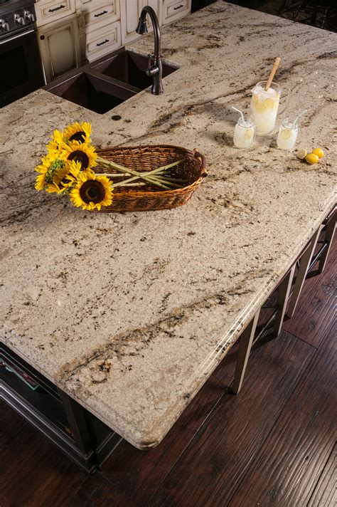 Beautiful sienna beige granite countertops in kitchen. (With images) | Granite countertops ...