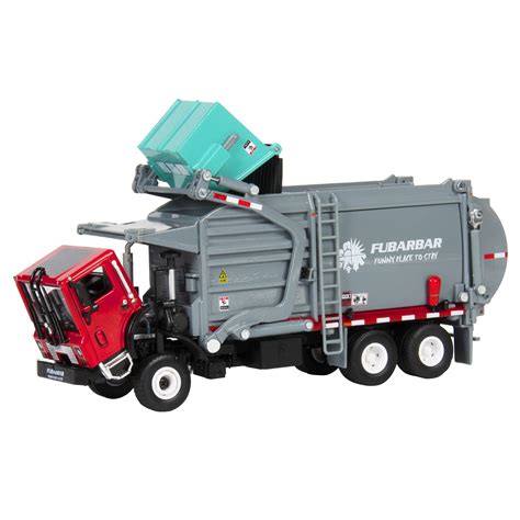 Buy Garbage Truck Toy Model, 1:43 Scale Metal Diecast Recycling Clean T ...