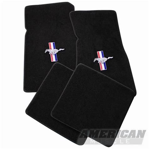 Ford Mustang Lloyd Mats Black Pony Floor Mats - 93000 | Ford Mustang ...