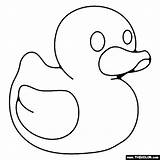 Rubber Duck Coloring Page Pages Sheet Image sketch template