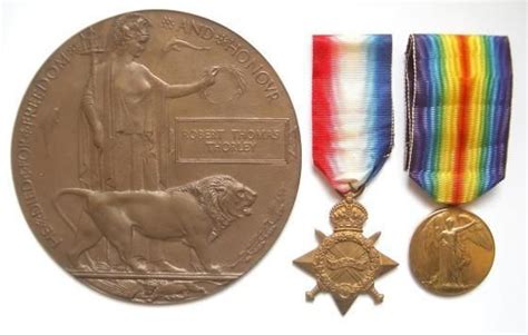 WW1 1916 Royal Field Artillery Casualty Group of Medals and plaque.