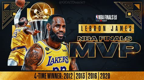 LeBron James 2020 Finals MVP : r/FinalsLeBron