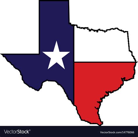 Us state of texas map logo design Royalty Free Vector Image