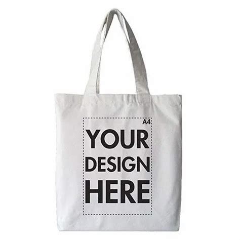 White Printed Reusable Cotton Shopping Bag at Rs 8/piece in Chennai | ID: 20618992433