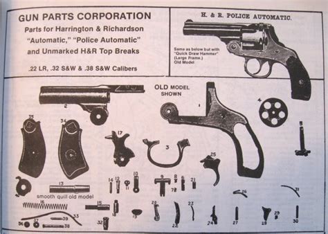 H&r Top Break Revolver Diagram