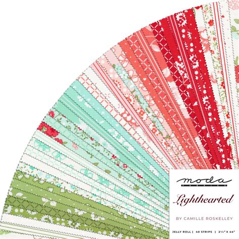 Lighthearted Jelly Roll by Camille Roskelley for Moda Fabrics | Shabby ...