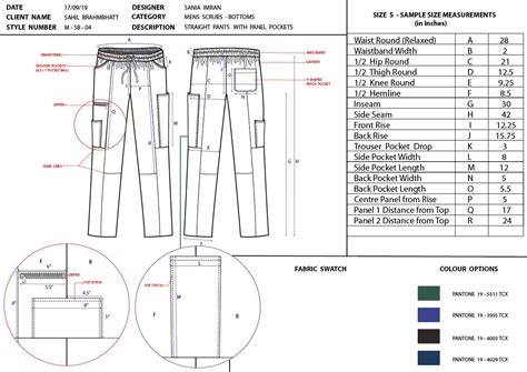 Male Scrub Separates - Techpacks on Behance