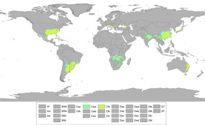 Humid subtropical climate - Wikipedia