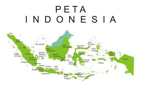 Contoh Gambar Peta Indonesia Simple, Terbaru, dan LENGKAP!