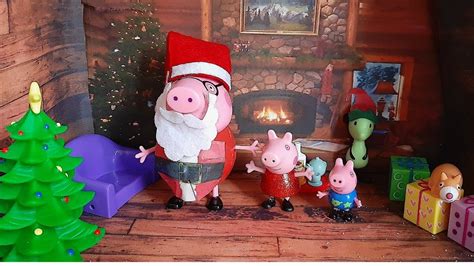 Peppa Pig Meets Santa - YouTube