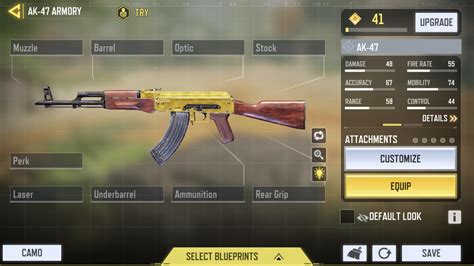 Please Make The AK-47 Gold Cover More Of The Gun : r/CallOfDutyMobile