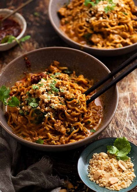 12 Minute Thai Chicken Peanut Noodles (mince) | RecipeTin Eats