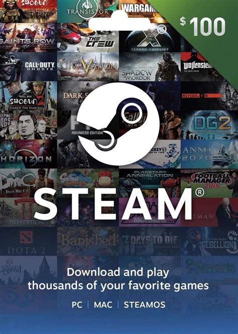 Steam Wallet Gift Card 100 USD | Steam card cheaper! | ENEBA