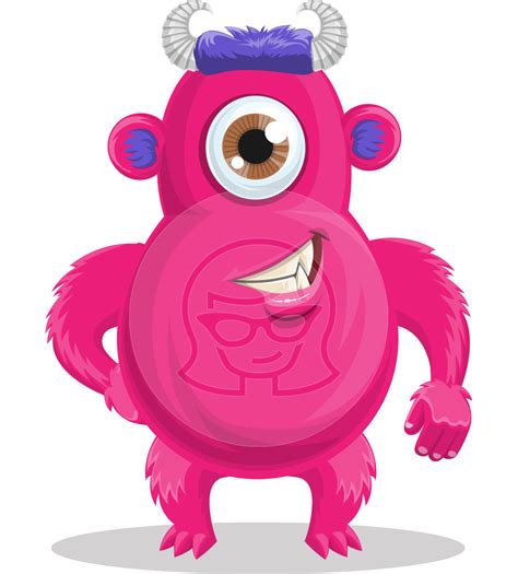 Cute Monster Cartoon Character | GraphicMama