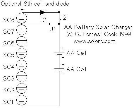 AA Battery Solar Charger - Battery_Charger - Power_Supply_Circuit ...