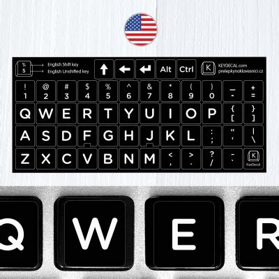 Stickers for Keyboard, Keyboard Overlays, Alphabet Letters, Large Print ...