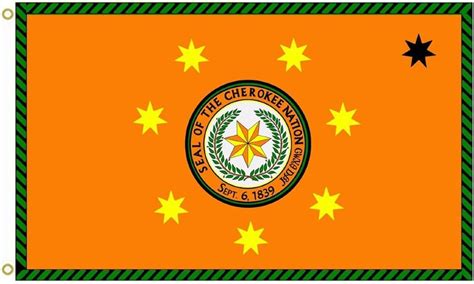 Amazon.com : Cherokee Nation Flag 3x5ft Outdoor Flag : Garden & Outdoor