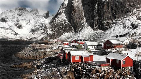 Hamnøy is a small fishing village in the municipality of Moskenes in Nordland county, Norway. It ...