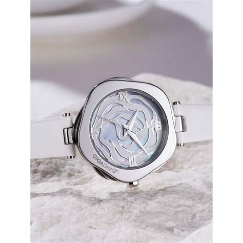 Buy CIGA DESIGN Ladies Leather Strap Blue Dial Women Watch Online