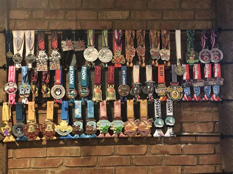 Running medals | Running medals, Race medal displays, Medal display