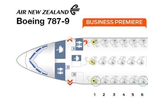 Air New Zealand Boeing 787 9 Seat Map