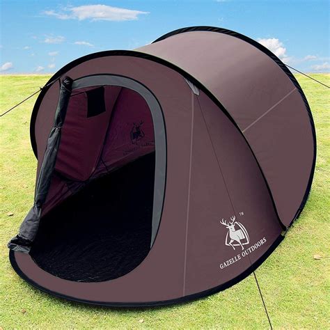 2 Person Tent for Camping - Lightweight Large Outdoor Camping Hiking Automatic Pop Up Water ...