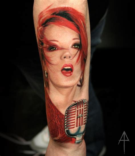 Shirley Manson @garbage portrait tattoo https://www.instagram.com/p ...