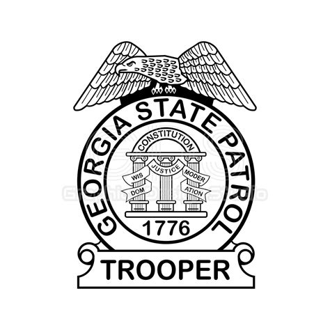 Georgia Svg Highway Patrol Svg State Patrol Svg Trooper | Etsy