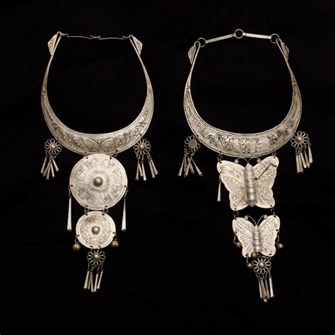 Pair of Hmong Wedding Necklaces | EBTH