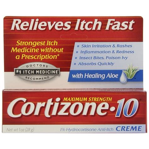 Cortizone 1% Hydrocortisone Anti-Itch Cream, 1 oz - Walmart.com - Walmart.com