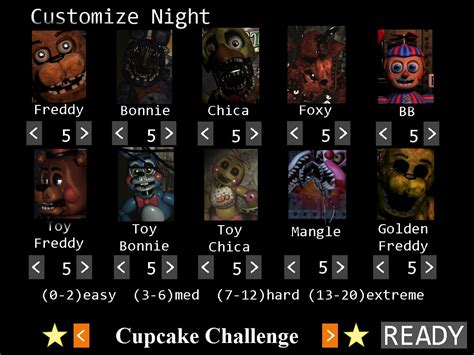 Free download fnaf 1 custom night - losalogos