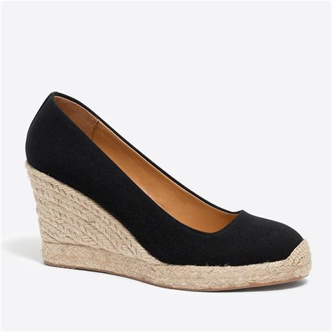 J.Crew Seville Wedge Espadrille in Black - Save 73% - Lyst