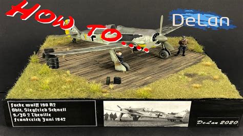 How to.... Feldflugplatz Diorama/Airfield Diorama WW2 - YouTube