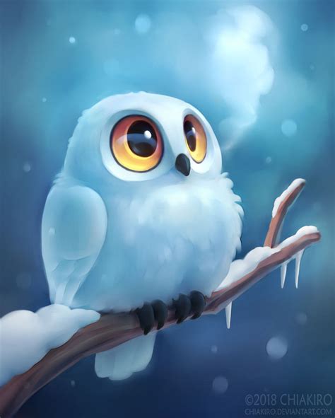 Winter Owl by Chiakiro on DeviantArt