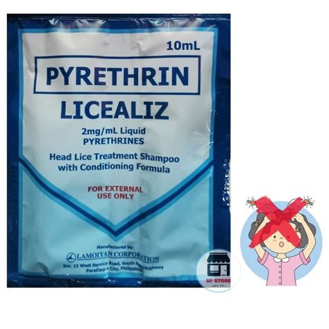 Licealiz Head lice treatment Shampoo-Anti kuto (10ml) | Shopee Philippines