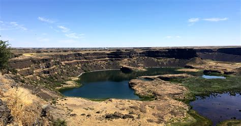 Washington's Dry Falls, once world's largest waterfall, a hidden oasis