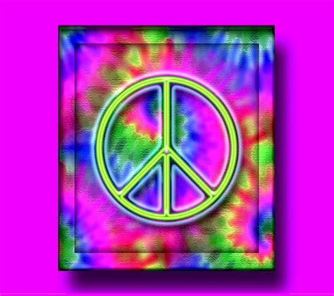 Signo de la paz, feliz, hippie, amor, tie dye, Fondo de pantalla HD ...