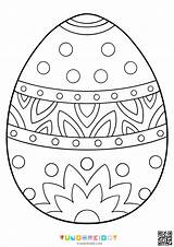 Printable Easter Egg Template And Colouring Page PDF sketch template