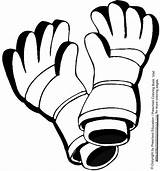 Gloves Coloring Pages sketch template