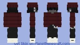 Red Beanie Minecraft Skin