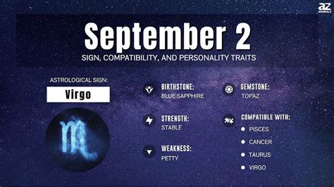 September 2 Zodiac: Sign Personality Traits, Compatibility, and More ...